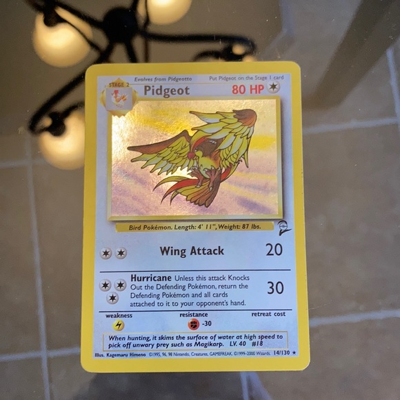 Pokemon | Toys | Pidgeot Holographic Pokmon Card Set | Poshmark